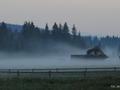 Fot.1. Wczesny letni poranek – mgła przyziemna.