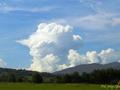 Potężna, silnie rozwinięta chmura Cumulus, która po kilkudziesięciu minutach przekształciła się w Cumulonimbus.
