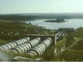 Żydowo rurociągi, elektrownia, jezioro Kwiecko (zbiornik dolny).
Fot. Jerzy Giżejewski