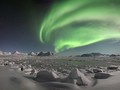 Zorza polarna
– cudowny pokaz światła na polarnym niebie (Spitsbergen, Hornsund). Fot. Witold
Kaszkin