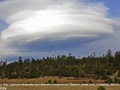 Lenticularis nad Campbell Mesa w stanie Arizona, USA