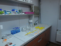 Analizy w stacyjnym laboratorium (fot.K.Jankowska)