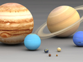 Osiem planet Układu Słonecznego (źródło: Wikipedia)
