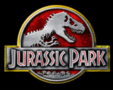 Logo filmu Jurassic Park (z: http://jurassicpark.wikia.com/wiki/File:Jurassic-Park_Logo-2-.jpg).